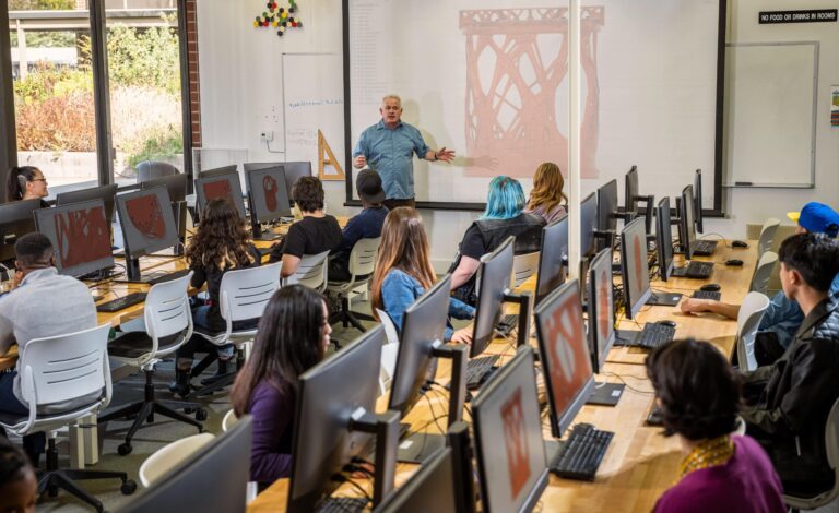 CAD training course instructor teaching Revit